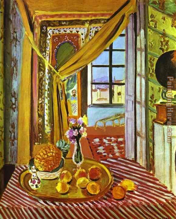 Interior with Phonograph painting - Henri Matisse Interior with Phonograph art painting